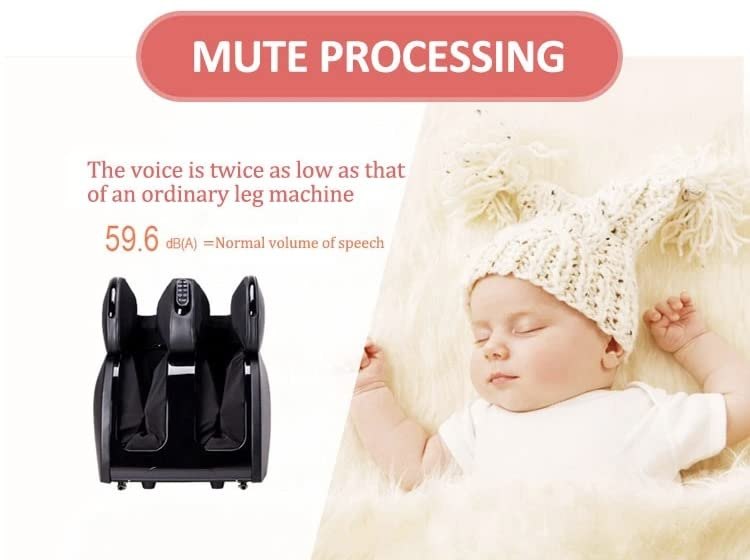 WELLMORE Electric Leg Massager – Deep Tissue Foot & Calf Massage Machine for Muscle Recovery, Pain Relief, Circulation Improvement & Relaxation BLACK alternate