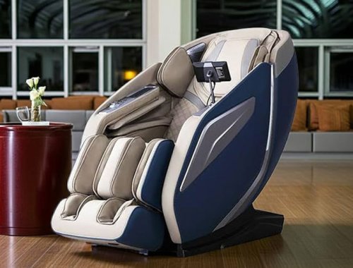Zero Gravity Massage Chair 3D+ Full Body for Home With Dedicated Foot & Calf Massage (Brown-Black)