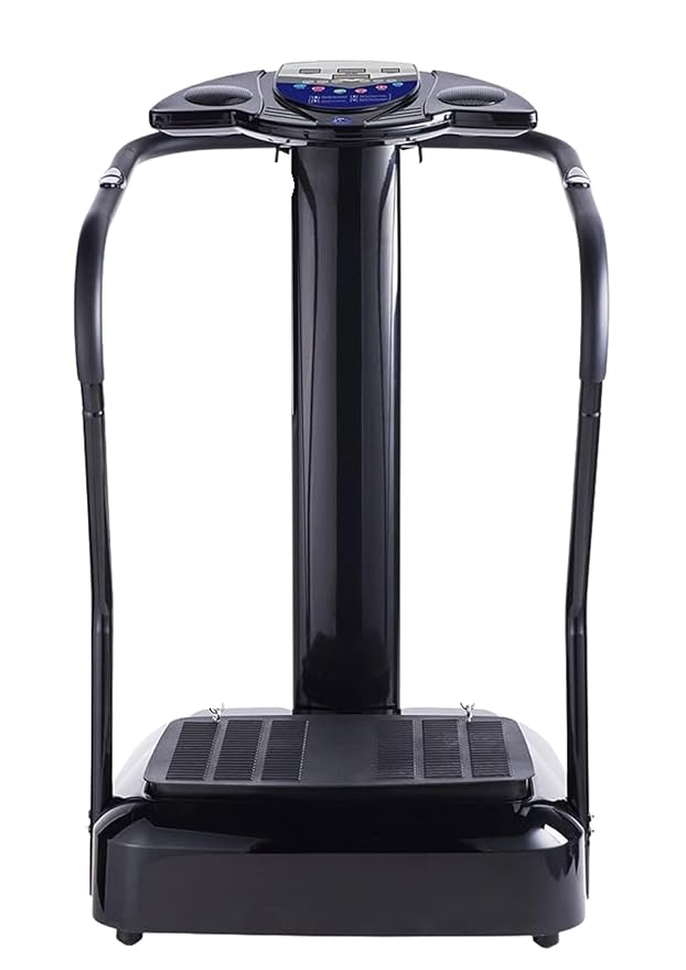 WELL MORE Crazy Fit Machine Vibration Home & Gym Workout for Full Body, Weight Loss 1 to 99 Speed Levels Pro Model Upgraded Design with Silent Motors and Built in Speakers 1 Year Warranty